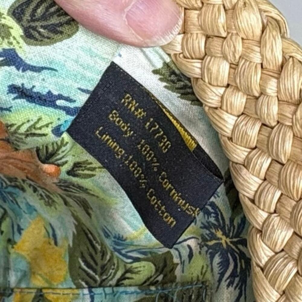 Xhilaration Straw Mini Tote Bag - Picture 7 of 11